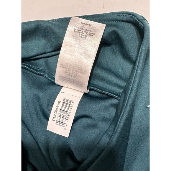 Gymshark Womens Training B1A1V 7/8 Leggings TEAL SMALL High Rise Stretch - Picture 9 of 11